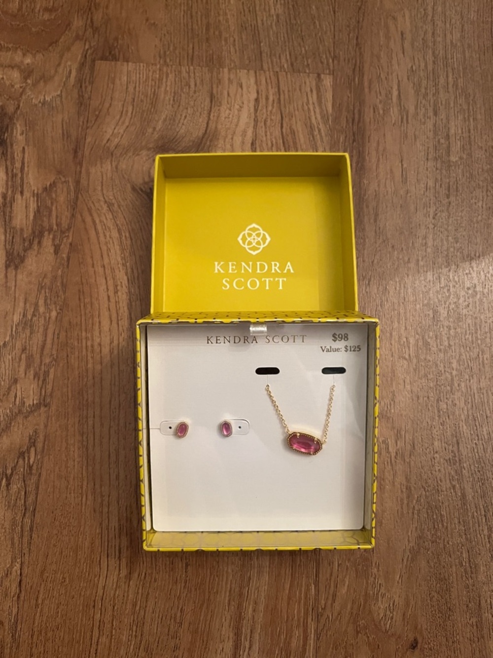 NIB Kendra Scott Elisa & Mini Ellie Gold Gift Set